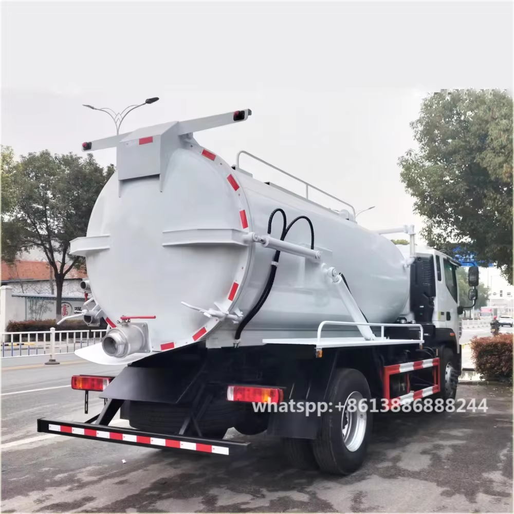 FOTON 10000-12000 Liters Fecal Suction Truck Septic Pump Truck Sludge Truck