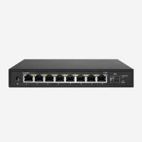 Commutateur PoE de bureau géré sans ventilateur 2.5G à 8 ports avec 1*10G SFP Uplink OEM / ODM