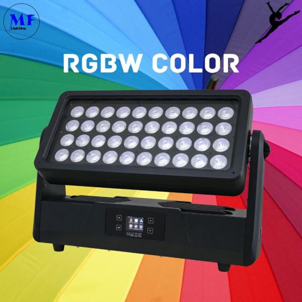 1000W 4in1LED Luz de palco DMX 512 RGBW IP65 Lâmpada de lavagem exterior Alumínio à prova d'água Para exibições de varejo