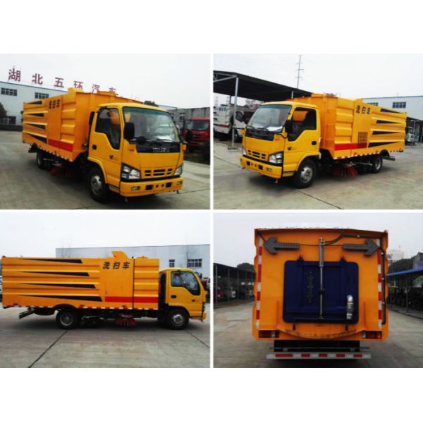 Тележка дороги дороги ИСУЗУ 4*2 моя, очищая тележка танка с 4кбм пылью воды 5кбм