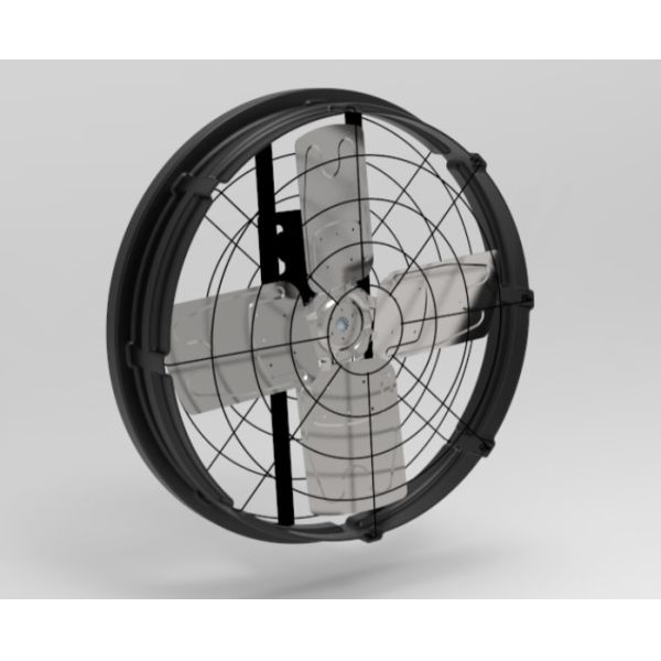 38'' Panel Fan 300W 380-480V Double Layer PE Frame 27000m3/h Airflow