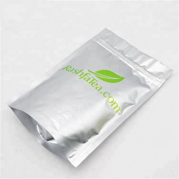 Food Grade Customized Stand Up Zipper Pouch Tea Plastic Packaging Bag