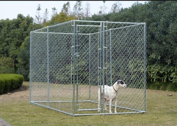 Customized Design Metal Metal Dog Kennel Backyard Dog Kennel Easy Assembly