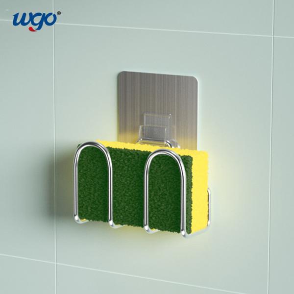 SS304 Body Wall Mounted Kitchen Rack 5kg Holding Kitchen Sponge Dispenser
