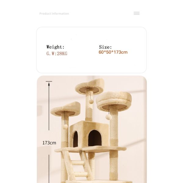 US Currency Large Cat Tree Perfect for Your Furry Companion Shipping Cost Included