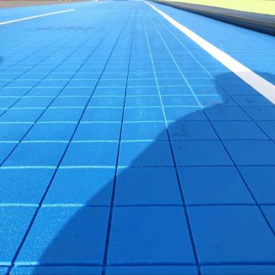 High Slip Resistance Shock Absorbing Floor Tiles For Soccer Football Field