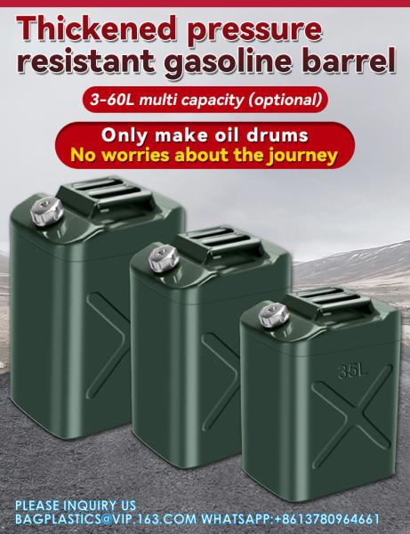 Metal 60 Liter Jerry Can 60l Steel Jerry Cans Gasoline Tank Jerry Gas Can Holder Metal Lockable Jerry Can Mount Rack