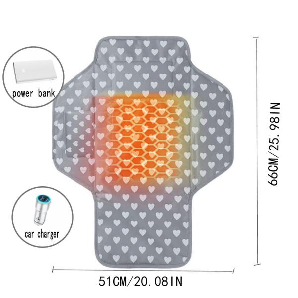 51*66CM/20.08*25.98in Baby Heating Pad with Heat Source Far-infrared Heater Nylon
