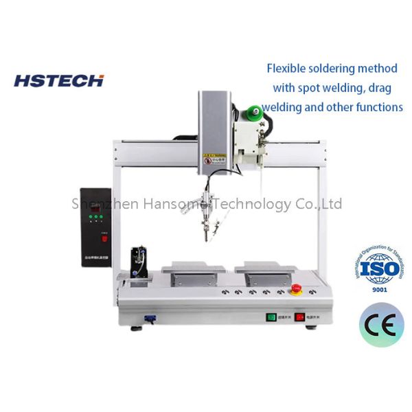 High Quality Desktop automatic 6 axis dip soldering robot PCB solder machine