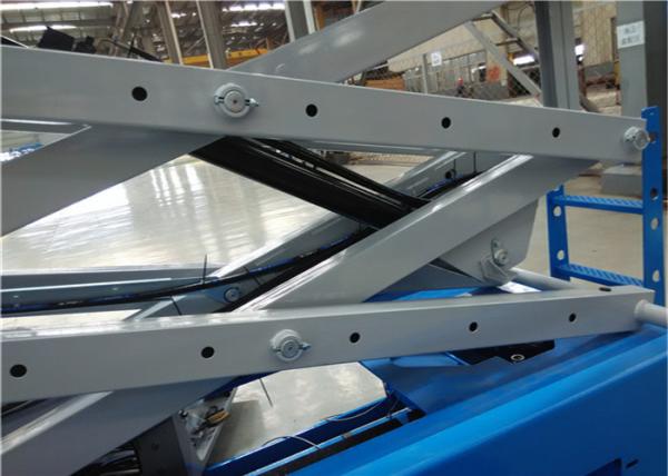 Multi Functional 12m Scissor Lift Platform , Indoor Scissor Lift Full Serviceable Ground Controls