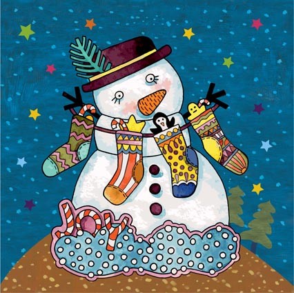 RT208 Christmas Wooden Canvas AA * 2PCS Batteries Spray Painting Lighted Wall Art