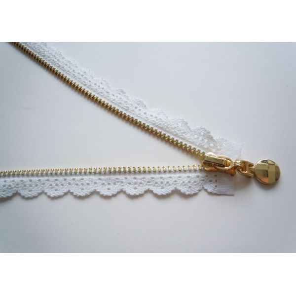 Beautiful Lace Nylon Zippers Invisible Zipper For Readymade Garments Wholesale Market