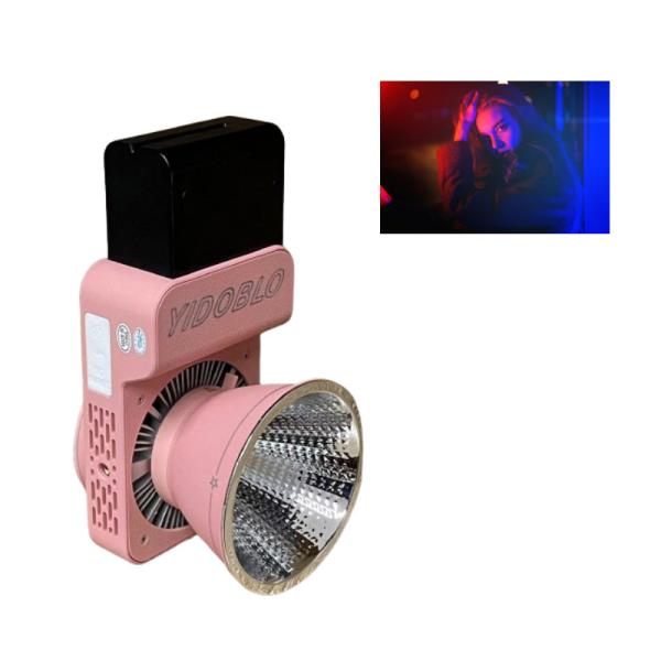 Phone App Control Rgb Color Cob Led Fill Light Rosco Mode 60watt Power Bank Charge For Photography