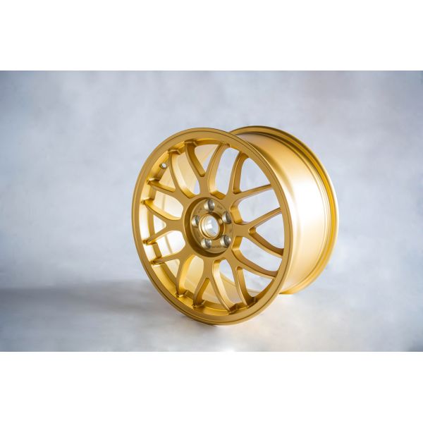 L'alliage de titane mat populaire 17 * 8,5 pouces coulées roues de voiture de tourisme PCD 5 * 100 ET 48 mm Jantes en aluminium une pièce coulée