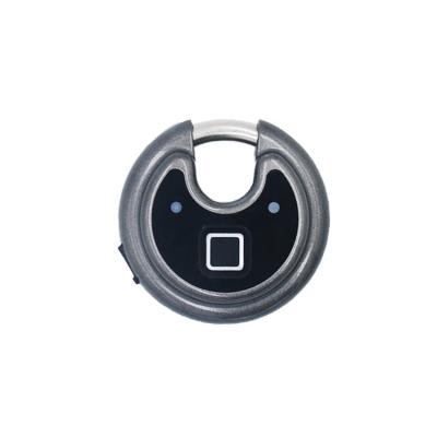 Round Smart Outdoor Padlock Stainless Steel Black Cutomized Color