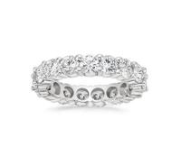 Anneaux de l'éternité en argent sterling 925 Anneaux de l'éternité en argent sterling 925 Anneaux en rhodium plaqués Anneaux faits à la main bijoux techniques