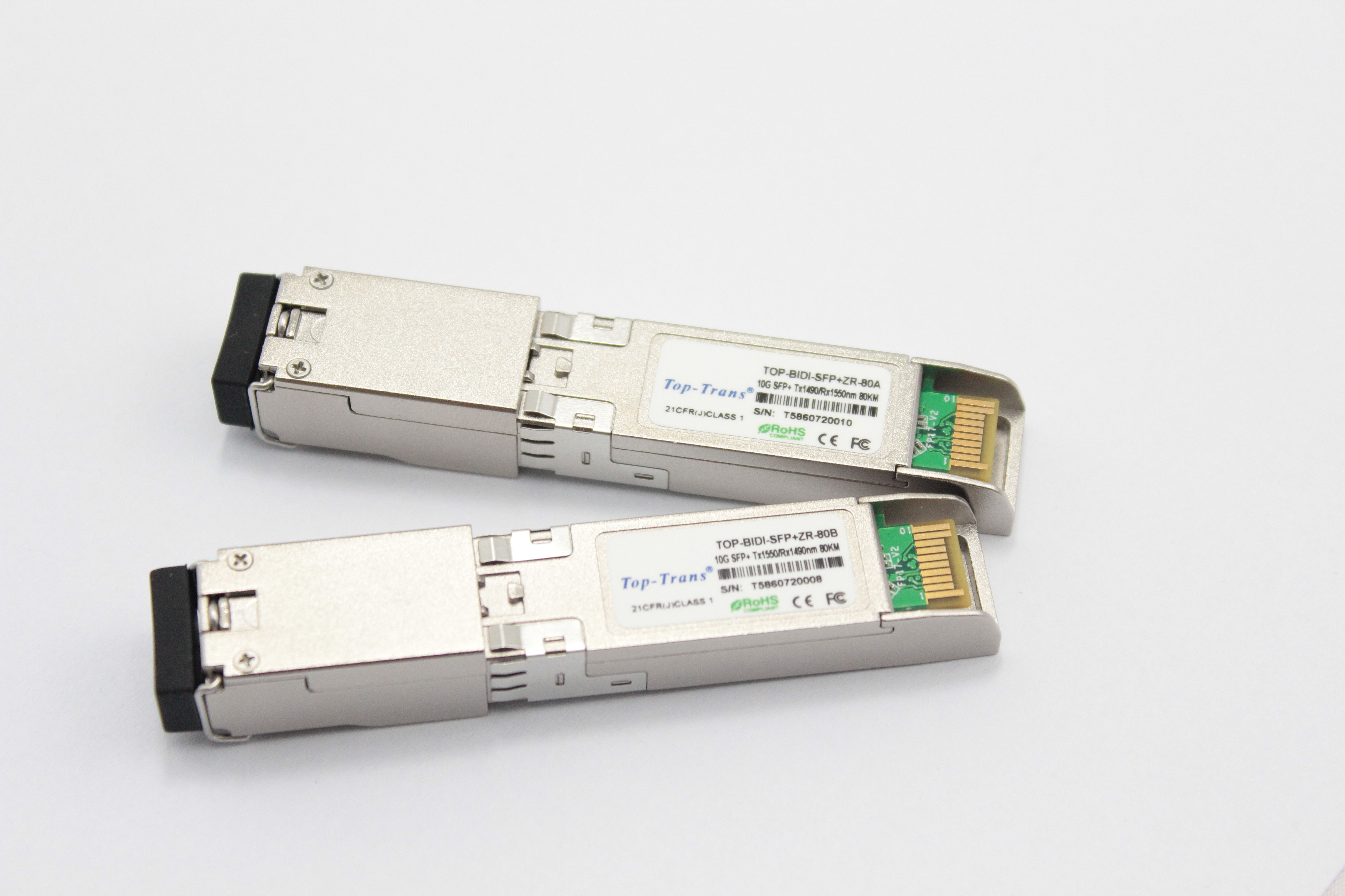 Приемопередатчик SMF BIDI 100km Finisar 10G SFP+ оптически для локальных сетей 10G