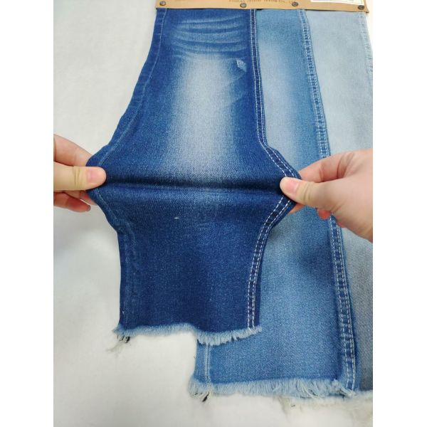 8.5 oz de peso medio estilo Twill alto Spandex 12S tejido de denim 180cm para jeans