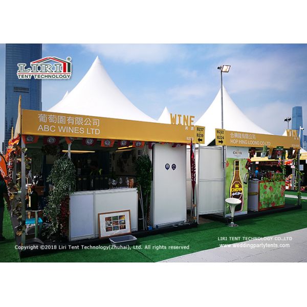 3m / 4m / 5m Small Pagoda Tent For Celebrations , Sports , Trade Shows