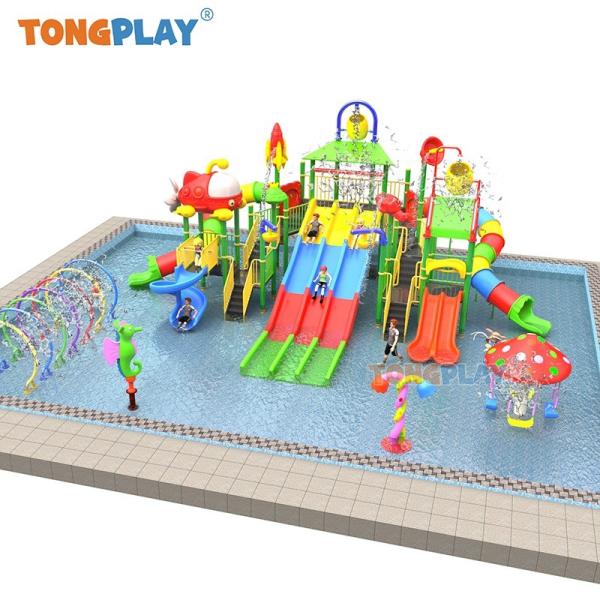Produits de divertissement en vente à chaud en usine en plein air pour enfants en plastique parc en plein air terrain de jeux Fibre de verre toboggan d'eau prix
