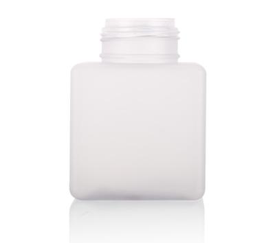 PETG Square 450ml Cosmetic Foaming Soap Bottles , Makeup Remover Foam Dispenser Bottle