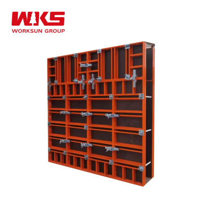 Durable Metal Formwork Panels Customized Modular Formwork System 1200x2400mm