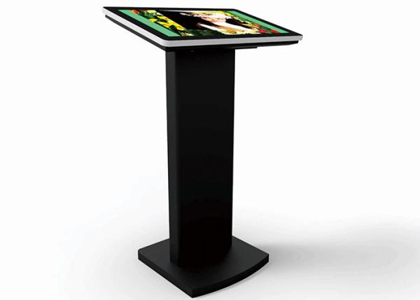 21.5 horizontal  capacitive touch screen kiosk slim design with printer build in and Android Windows OS