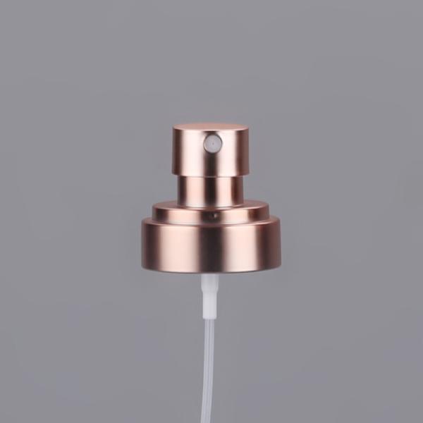 Push Type Non Spill Plastic Lotion Pump UV Coating For High End Market