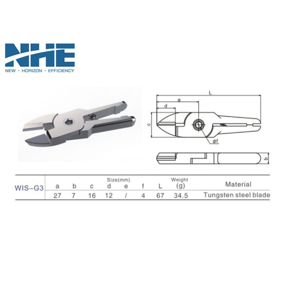 Alambre de cobre forjado aleación dura de Nipper Blades With Tungsten Steel del aire