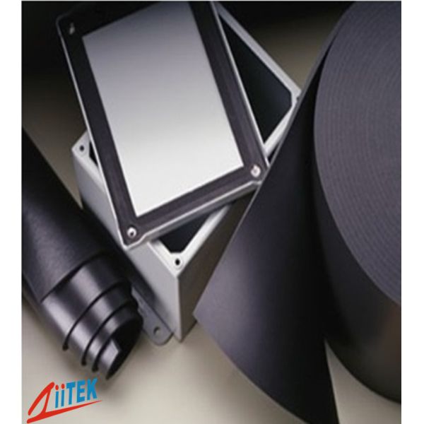 High-Temperature Resistant Black Silicone Foaming Material For Communication Equipment
