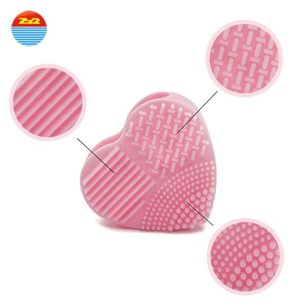 Household Items Dish Wash Scrubber , Heart Shaped Dish Cleaning Brush