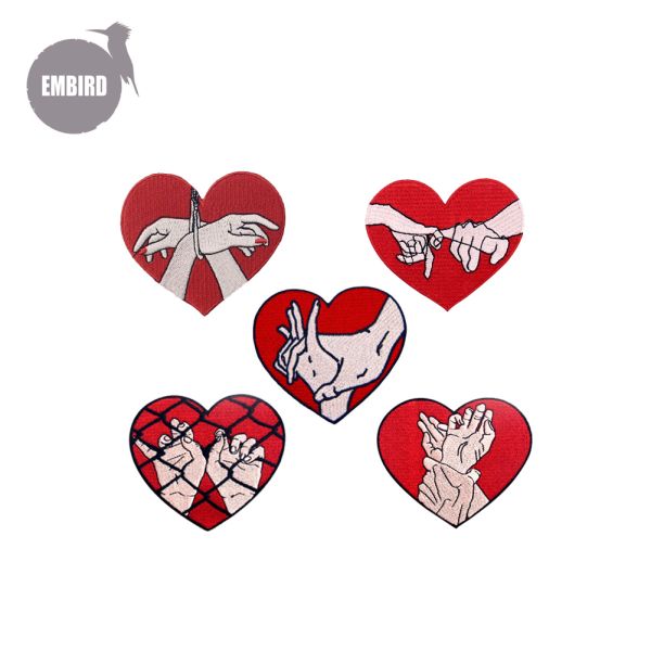 Love And Sex Pinky Swear cute iron on patches Personalized Color
