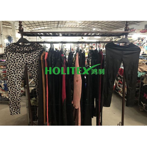 New York Style Used Winter Clothes Polyester Material Ladies Winter Leggings