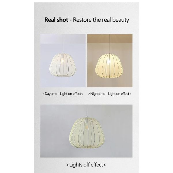 Nordic Designer Fabric Art Chandeliers Home Decor Retro Pendant Lamp (WH-VP-321)