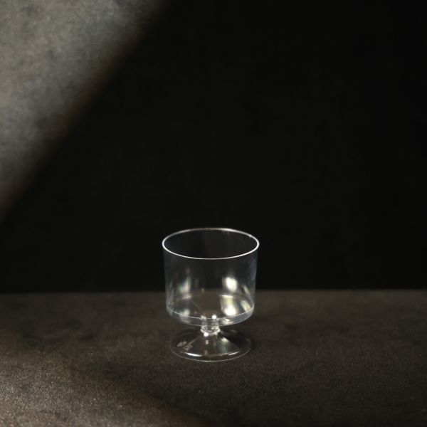 Round PS Plastic Cup For Cold Beverages , Transparent Disposable Bubble Tea Cups