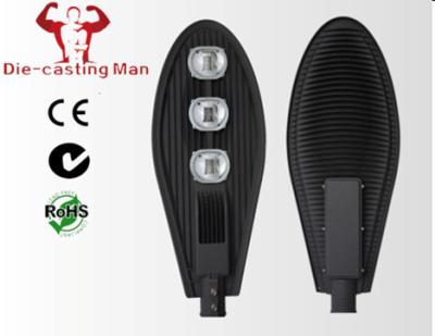 Luzes de rua exteriores AC85 do diodo emissor de luz de COB150W - forma da raquete de tênis 265V