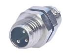 IP67 M8 Connecteur avant Installez un bouclier 3P mâle