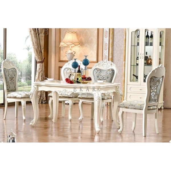Hot Sale Luxury Antique Style Square Dining Table