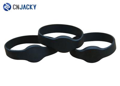 Full Color Printed 13.56Mhz ID Nfc Silicone Wristband With Rfid Chips