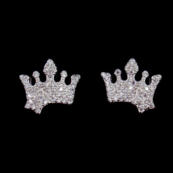 Personalized Double Carrot 925 Sterling Silver Stud Earrings For Cute Girl