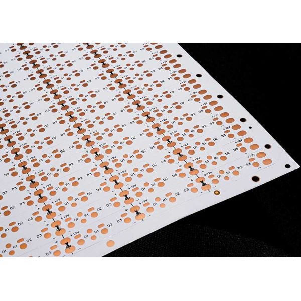 Flexible LED Strip Circuit Board 2835 LED 12V Double-sided White Film FPCB Double Layer Board