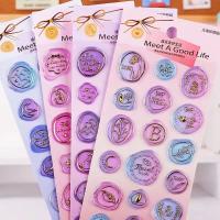 Pegatinas de cera de lacre transparentes con LOGOTIPO de marca personalizada, estampado de lámina 3D para decoración de embalaje
