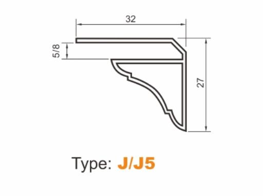 PVC Corner Jointer Plastic Top For Panels White Color Mouldings