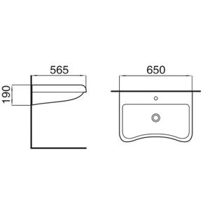 A Disabled Ceramic Sanitary Ware Disabled Toilet Set Wall Hung WC For People with Disabilities