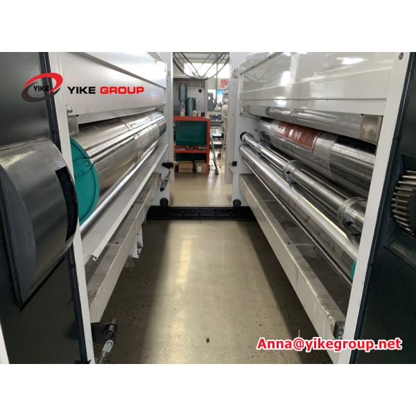 YK-1224 Fully Computer Flexo Printer Slotter Die Cutter Carton Box Making Machine From YIKE GROUP