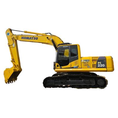 Excavadora hidráulica média de segunda mão Komatsu PC220