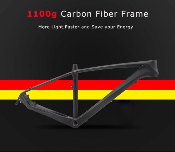 Carbono T800 forquilha da liga de alumínio do Mountain bike da roda de 27,5 polegadas