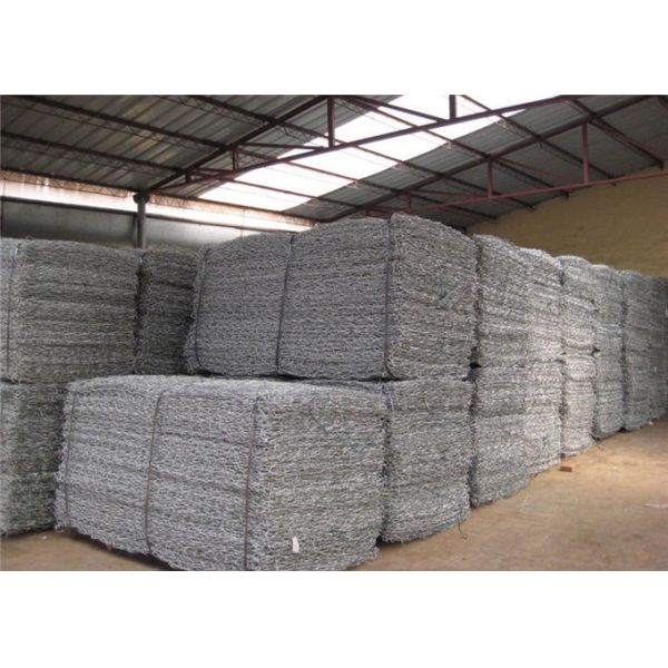 1m X 1m X 0.5m Gabion Wall Baskets Custom High Gauge