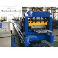 Rolo da plataforma de assoalho do telhado da ensamblagem que forma a máquina 24 polegadas de aço galvanizado do metal