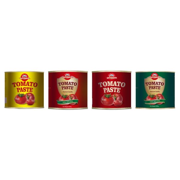 4500g de pasta de tomate enlatada cumple con las normas ISO HACCP y BRC, así como con las normas de producción de la FDA